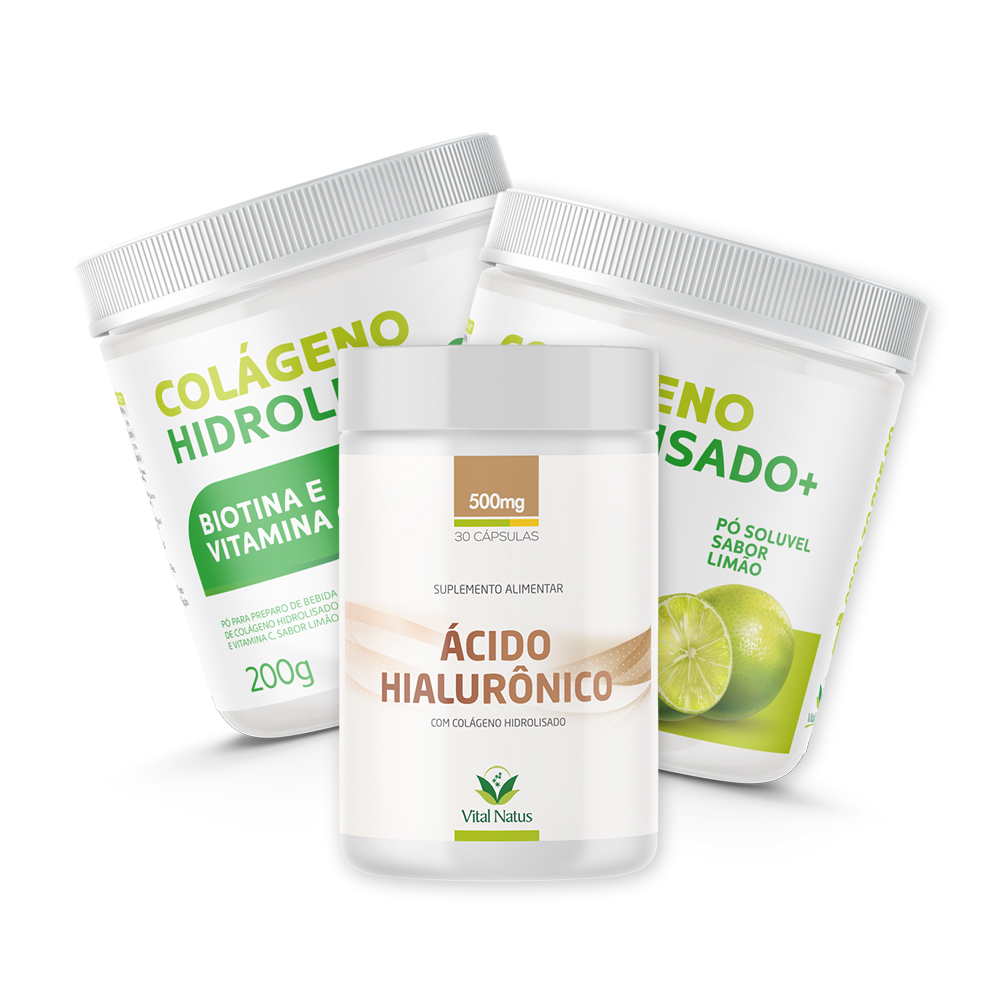 NA COMPRA DE 2X COLÁGENOS - GANHE 01 ÁCIDO HALURONICO