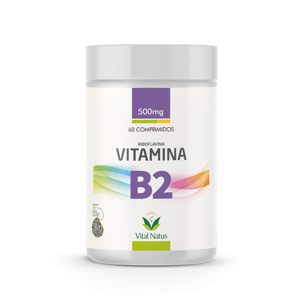 VITAMINA B2 500mg C/ 60 COMPRIMIDOS 