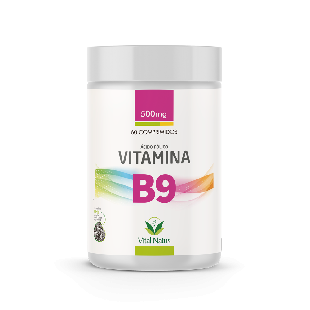 VITAMINA B9 500mg C/ 60 COMPRIMIDOS 