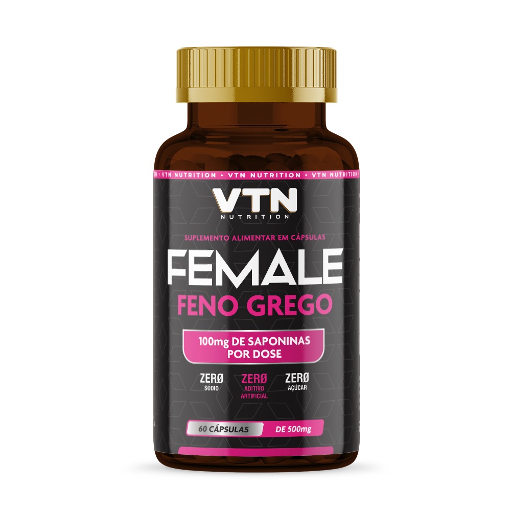FEMALE- AMORA NEGRA + FENO GREGO - 60 cápsulas