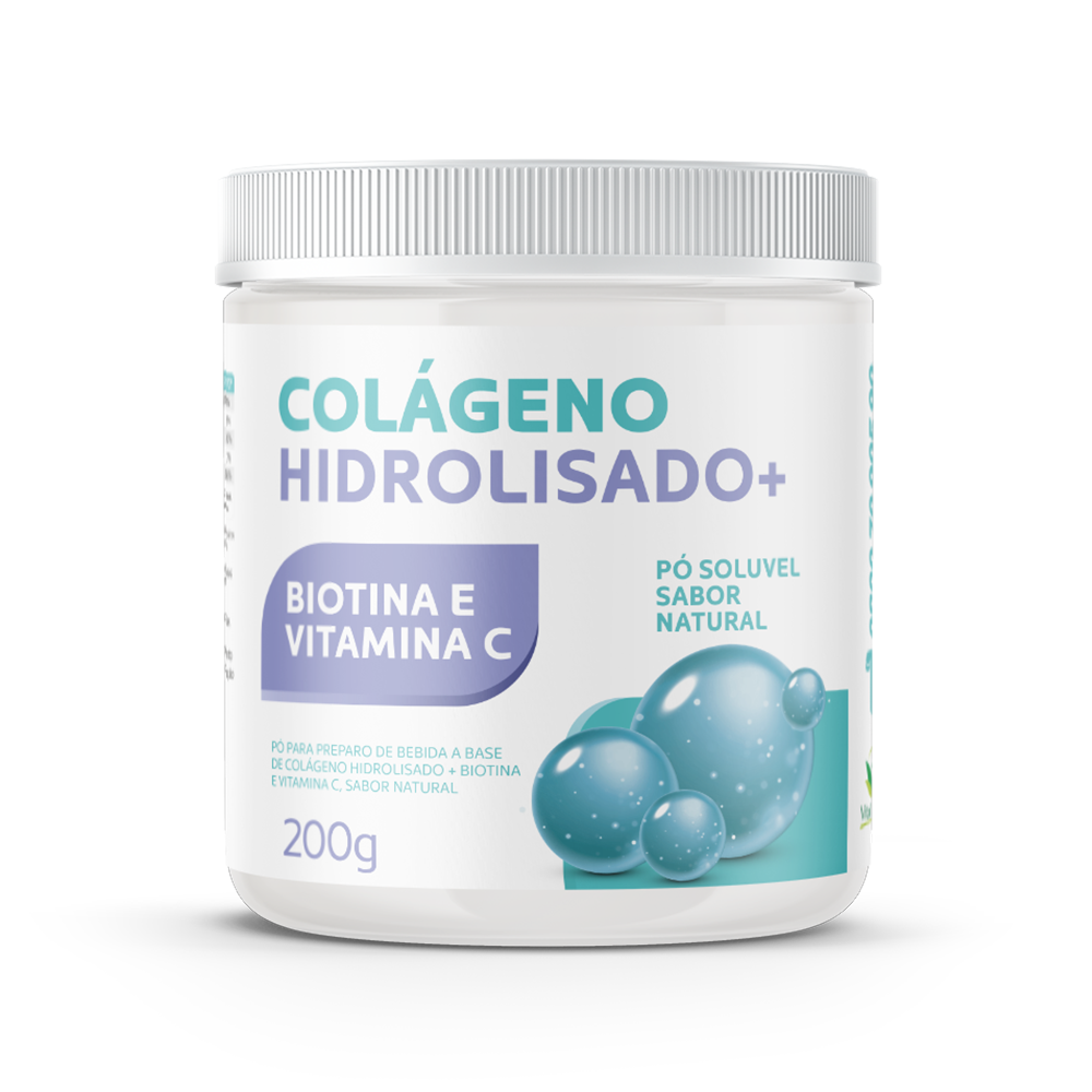 COLÁGENO HIDROLISADO + BIOTINA E VITAMINA C 200g