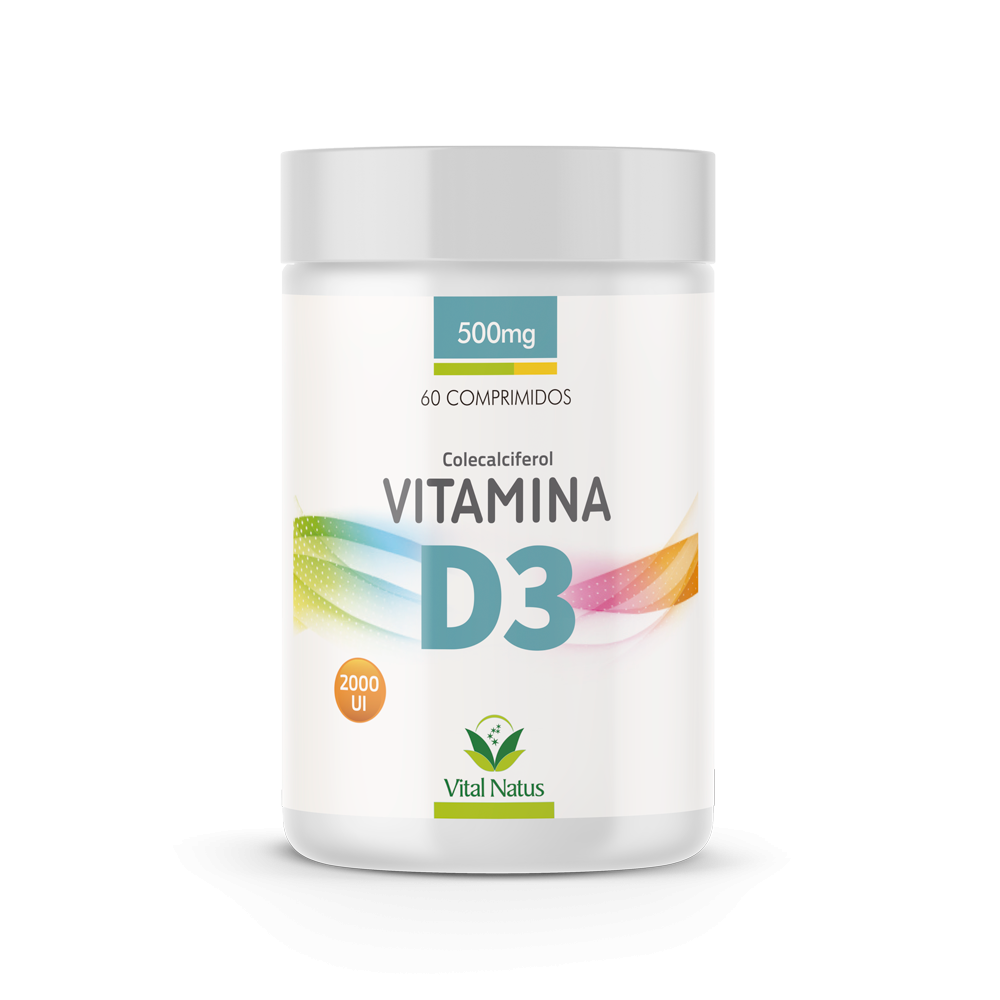 VITAMINA D3 500mg C/ 60 COMPRIMIDOS