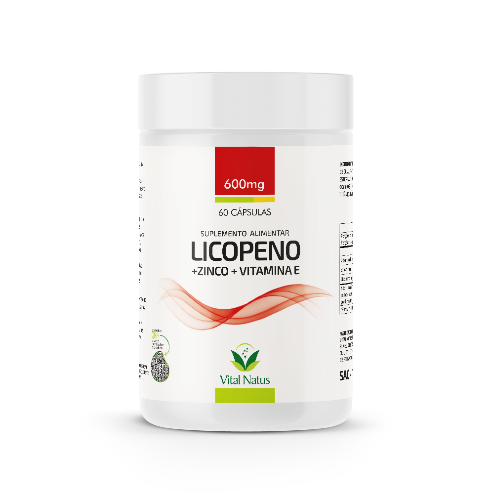 LICOPENO+ZINCO+VIT.E 600mg - VITAL NATUS