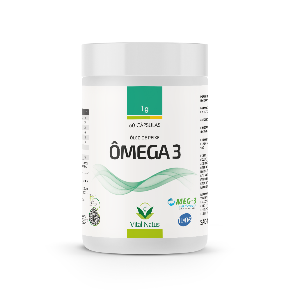 OLEO DE PEIXE 1G COM 60 CÁPSULAS
