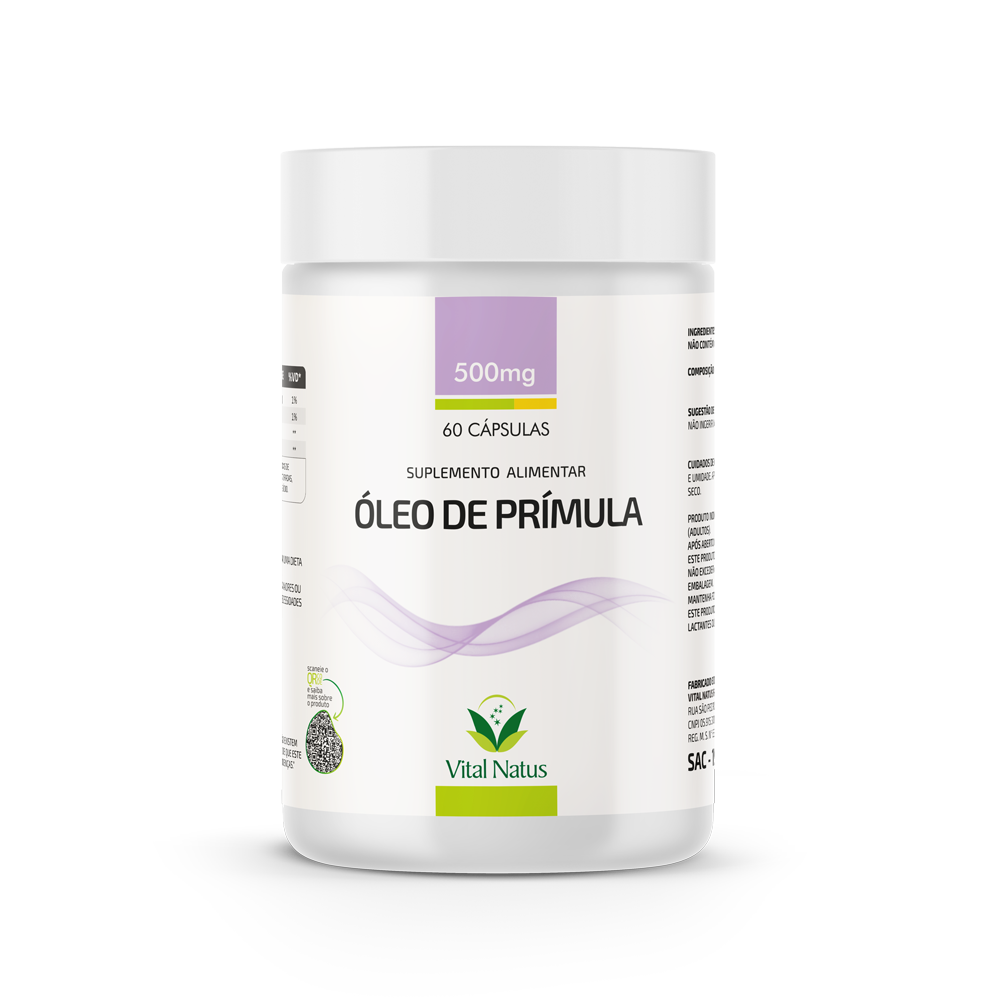 OLEO DE PRIMULA 500mg PT C/60  CAPSULAS