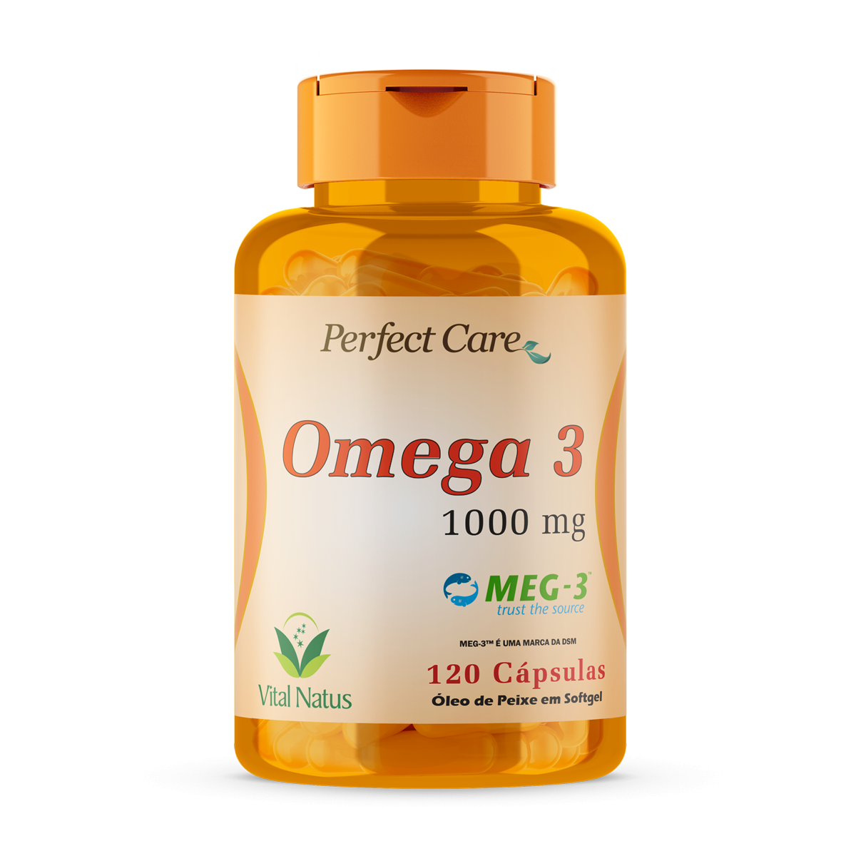 ÔMEGA 3 1G C/ 120 CÁPSULAS PERFECT CARE -